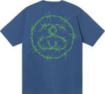 Футболка Stussy Barb Tee 'Midnight', синий - фото 3