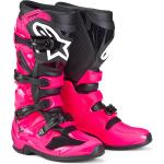 Мотоботы Alpinestars Tech 7, розовый/черный - фото