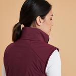 Жилет Fouganza женский для верховой езды, темно-бордовый - фото 6