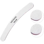 Neonail пилочка банановая серая 100/180, 1 шт. - фото 2