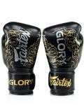 Боксерские перчатки Fairtex X Glory BGVG3 — черные, 14 унций - фото 2