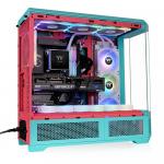 Корпус Thermaltake View 600 TG, Full Tower, бирюзовый - фото 4