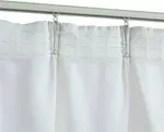 Плотные шторы Maison Exclusive с крючками, 2 шт., серо-белые, 140x245 см Prolenta - фото 4