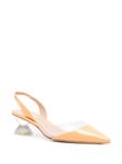 Stuart Weitzman туфли Lucite Sculpt, оранжевый - фото 2