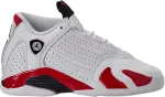Кроссовки Air Jordan 14 Retro PS Candy Cane 2019, белый - фото