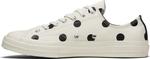 Кроссовки Converse Comme des Garçons x Chuck Taylor All Star 70 Low Polka Dot, кремовый - фото 3