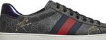 Кроссовки Gucci Ace GG Supreme Tigers, черный - фото 3