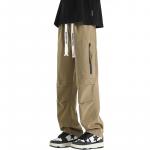 Повседневные брюки унисекс DANGERTIGER, Хаки [Обычная посадка] - фото 2