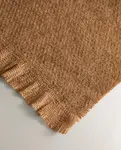 Плед Zara Home Fringed, охра - фото 5