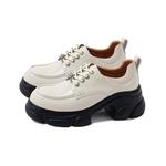 Женские лоферы черные/экрю COMELY - фото 4