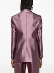 Пиджак с эффектом металлик MAX MARA, фиолетовый - фото 4