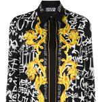 VERSACE JEANS COUTURE Блузка с логотипом, Black - фото 7