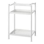Стол письменный Ikea Lagkapten/Spand 120х60, 2 полки, белый/черный - фото 3