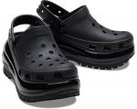 Сабо Mega Crush Clog Crocs, черный - фото