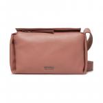 Женская сумка через плечо Calvin Klein в розовом цвете - фото