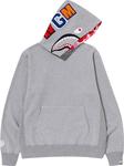 Худи BAPE Shark Pullover Hoodie 'Grey', серый - фото 2