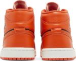 Кроссовки Wmns Air Jordan 1 Mid SE Rush Orange, оранжевый - фото 6