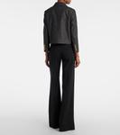 Шамони куртка из смеси хлопка и шерсти Nili Lotan, Graphite Donegal - фото 3