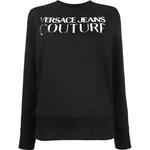 Свитшот с принтом логотипа VERSACE JEANS COUTURE, черный - фото