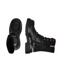 Ботильоны женские Just Cavalli Bourne высокие с логотипом бренда, черный - фото 4