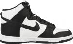 Nike Mens Dunk High Retro, White Black Total Orange - фото 3