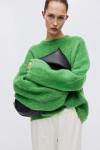 Свитер H&M Oversized Mohair-Blend, зеленый - фото 2