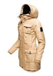 Пальто зимнее Navahoo с капюшоном, бежевый - фото 6