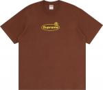 Футболка Supreme Warning Tee 'Brown', коричневый - фото