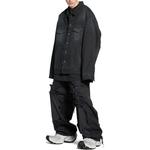 Джинсовая куртка унисекс черная Balenciaga, черный - фото 3