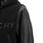 Капюшон Большая Бейсбольная Куртка Givenchy, Черный - фото 9