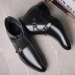 Черные мужские ботинки LUOMAIKE - фото 7