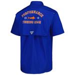 Мужская рубашка на пуговицах Columbia Royal Florida Gators Bonehead - фото 3