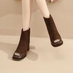 Ботинки Martin Boot женские Kekafu, коричневый - фото 13