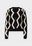 Кардиган Vero Moda VMARGIE O-NECK CARDIGAN, Black/Birch/Black - фото 5
