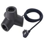 Удлинитель Ikea Hornfels, 1,8 m, темно-серый - фото