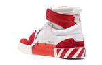 Кроссовки vulcanized high-top 'red white' Off-White, красный - фото 3