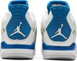 Кроссовки Air Jordan 4 Retro Military Blue 2006, белый - фото 6