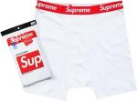 Боксеры Supreme x Hanes Boxer Briefs (4 Pack) 'White', белый - фото 2