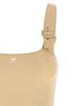 Боди с вырезами Courrèges, бежевый - фото 3