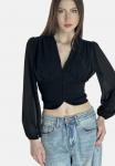 Блуза Elara Blouse, Schwarz/Black - фото 4