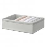 BAXNA БАКСНА Органайзер, серый/белый, 26x34x10 см IKEA - фото 3