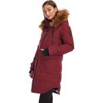 Парка Alpine North Women’s Vegan Down Drawstring Winter, бордовый - фото 2