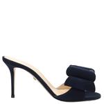 Mach & Mach Le Cadeau Замшевые мюли, синий - фото