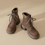 Ботинки Martin Boot женские Zhr, коричневый - фото 9