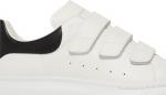 Кроссовки Alexander McQueen Oversized Triple Strap Sneaker White Black, белый - фото 2