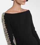 Платье Charisma из крепа с декором Jenny Packham, Liquorice - фото 4