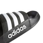 Шлепанцы Adidas Adilette, черный/белый - фото 7