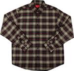 Рубашка Supreme Tartan Flannel Shirt 'Black', черный - фото 2