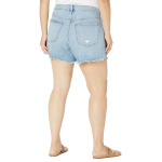 Шорты Madewell, Plus Relaxed Denim Shorts in Madera Wash: Side-Slit Edition - фото 2