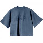 Футболка Yeezy Gap Engineered by Balenciaga Dove No Seam, темно-синий - фото